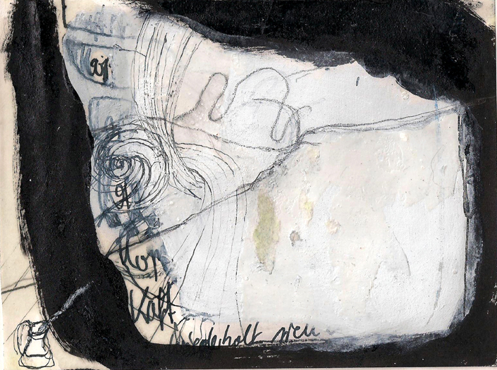 o.T.2011, Mischtechnik auf Papier 14,5 x 19 cm